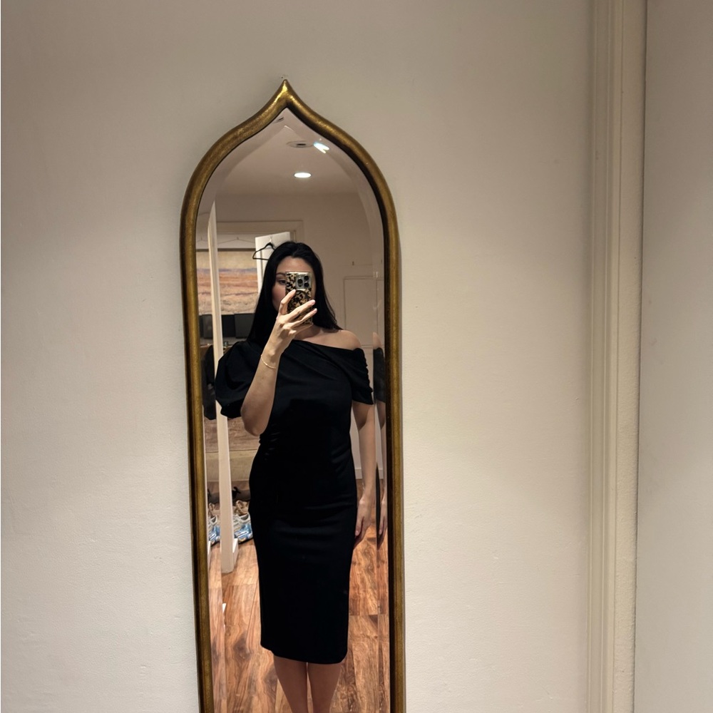 ASOS Black One Shoulder Dress